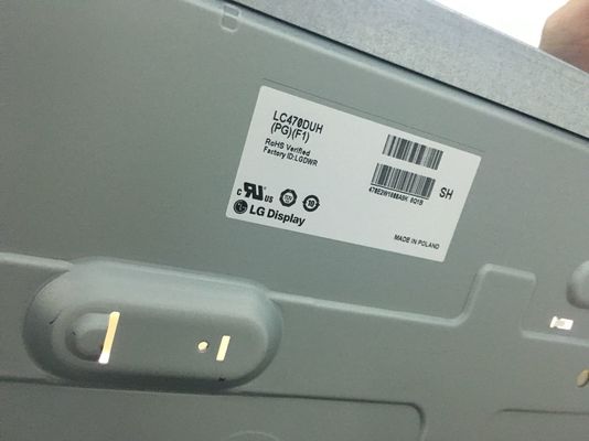 47" 1920×1080 400cd/m2 46PPI شاشة Tft مربعة LC470DUH-PGF1 89/89/89/89 (النوع.)