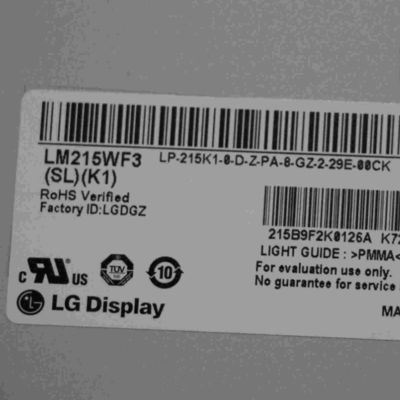 لوحة LCD صناعية 102PPI 250cd / m2 LM215WF3-SLK1 1920 × 1080 WLED