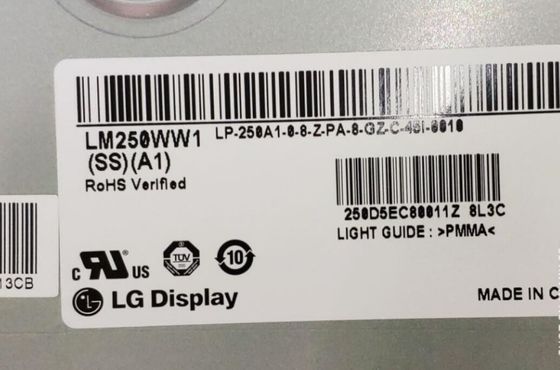 111PPI RGB 250cd / M2 لوحة LCD TFT 25.0 "2560 × 1080 LM250WW1-SSA1