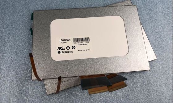 7.0" 800×480 350cd/M2 134PPI مربع شاشة Tft LB070WV6-TD08 65/65/50/60 (النوع.)