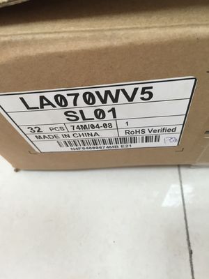 580cd / M2 TFT LCD Panel 133PPI WVGA LA070WV5-SL01 800 × 480 WLED